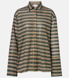 Oséree Lumière striped shirt