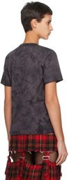 Black Comme des Garçons Gray Printed T-Shirt