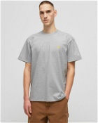 Carhartt Wip S/S Chase T Shirt Grey - Mens - Shortsleeves