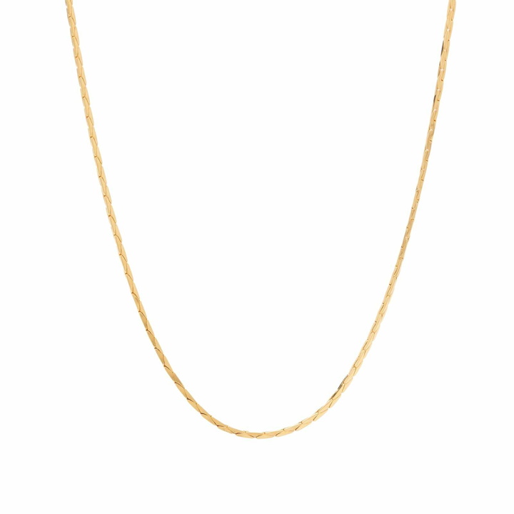 Photo: Missoma Women's x Lucy Williams Snake Chain Necklace in Gold 