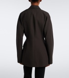 The Row Ciro double-breasted virgin wool blazer