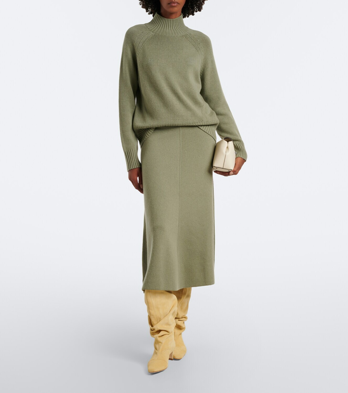 Jardin des Orangers Wool and cashmere turtleneck sweater