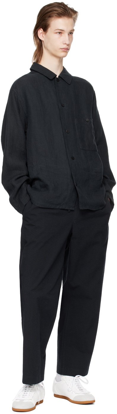 DOCUMENT Navy Painter Trousers