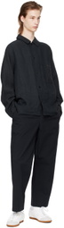 DOCUMENT Navy Painter Trousers