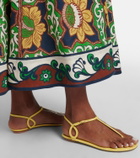 Aquazzura Almost Bare leather thong sandals