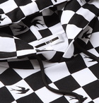 McQ Alexander McQueen - Checkerboard Loopback Cotton-Jersey Hoodie - Men - White