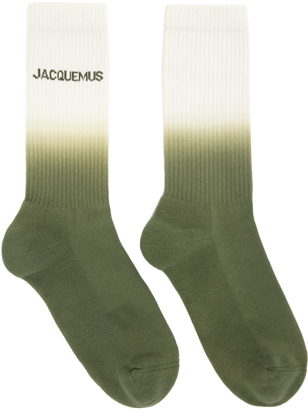 Photo: Jacquemus Khaki Le Chouchou 'Les Chaussettes Moisson' Socks