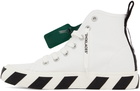 Off-White White Mid-Top Vulcanized Sneakers