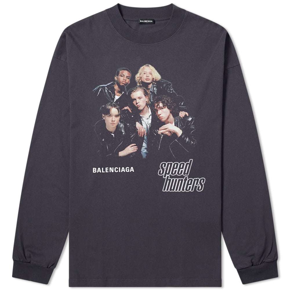 Balenciaga Long Sleeve Speed Hunter Tee Balenciaga