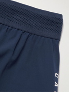 Castore - Logo-Print Stretch-Shell Running Shorts - Blue