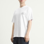 Café Mountain Men's Refuge T-Shirt in Natural/Aubergine