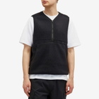 Snow Peak Men's Thermal Boa Fleece Vest in Black