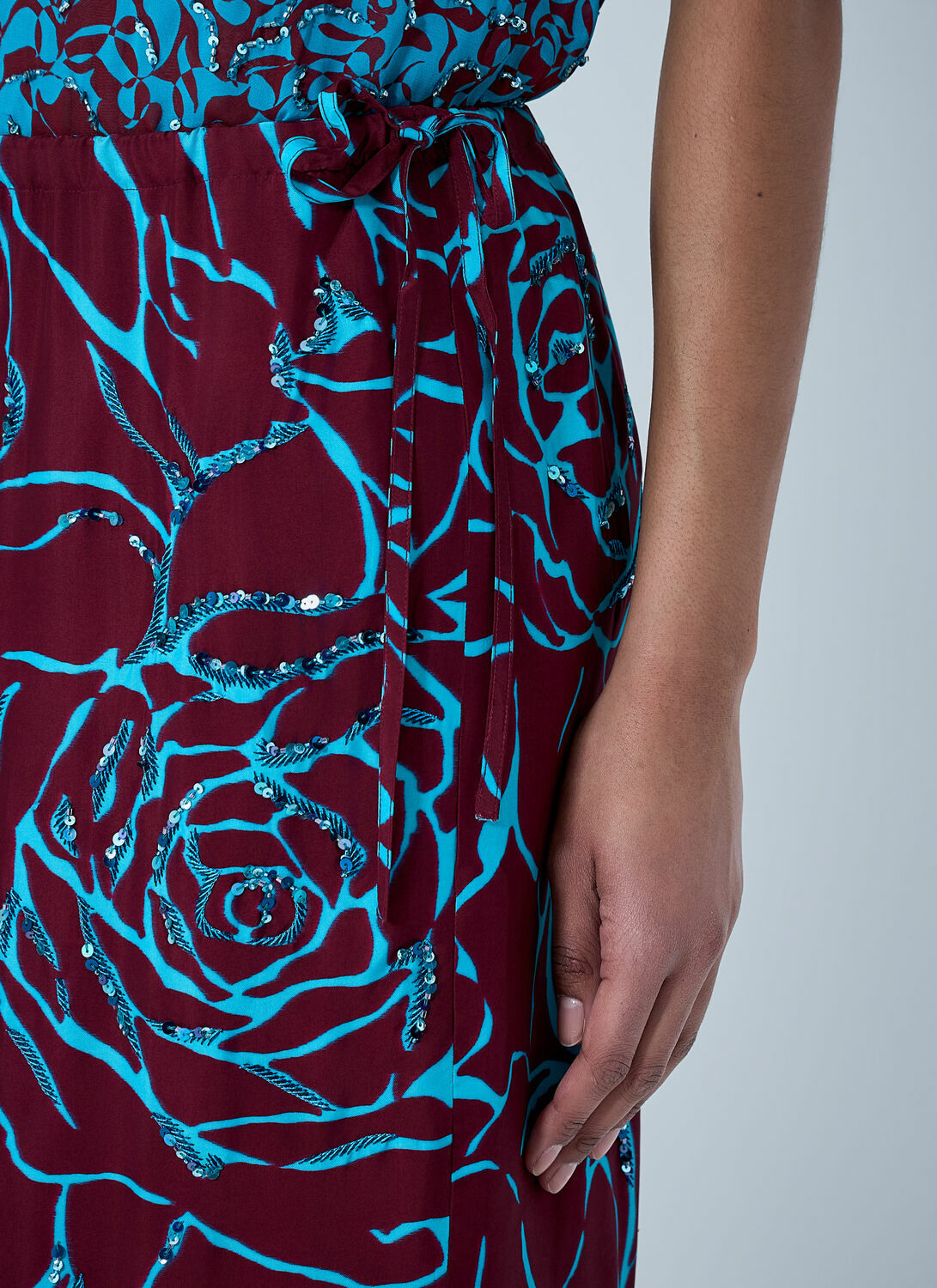 Dries Van Noten Embroidered Midi Skirt