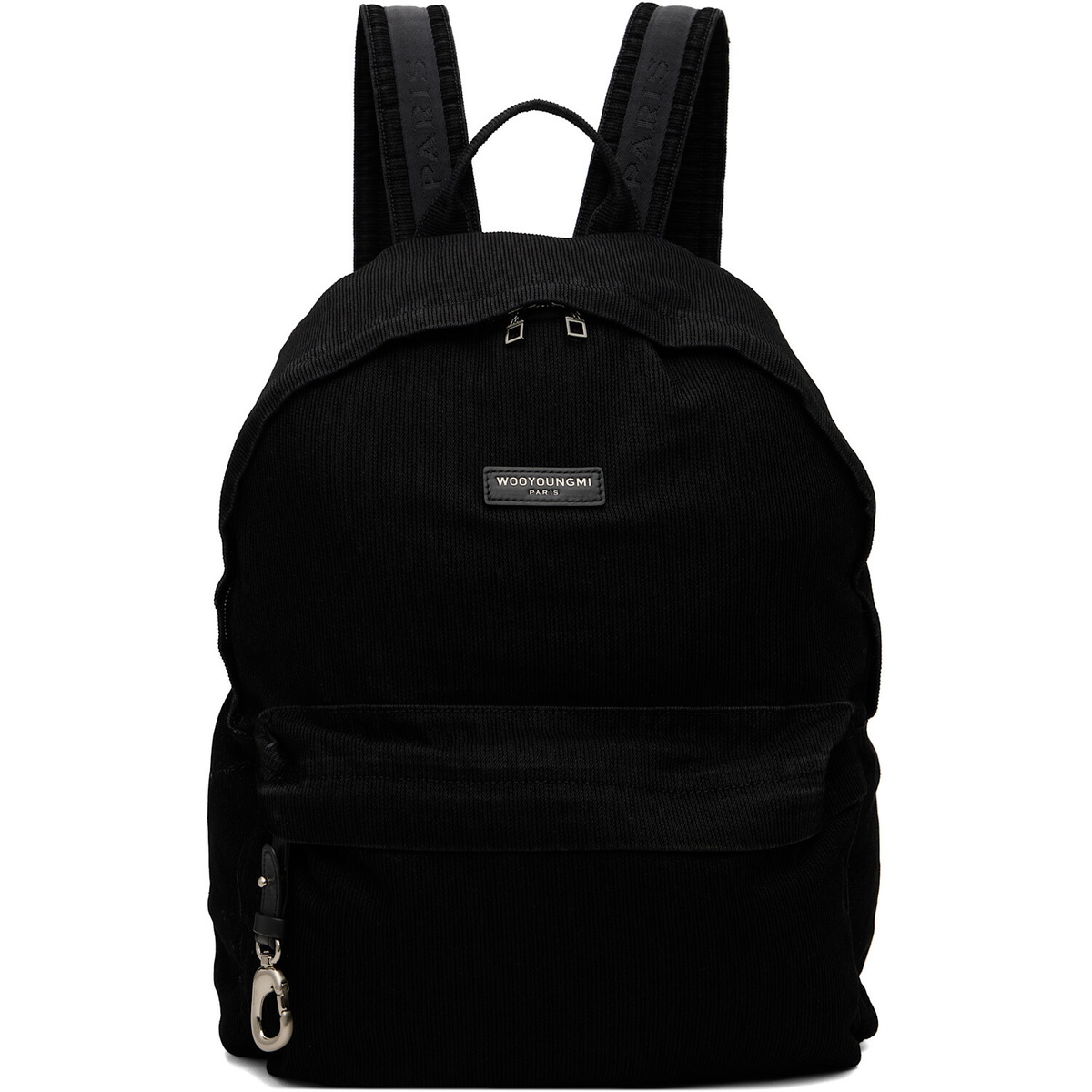 WOOYOUNGMI Black Mens Backpack