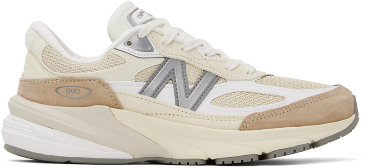 Photo: New Balance Beige Made In USA 990v6 Sneakers