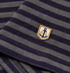 Armor Lux - Striped Cotton-Jersey T-Shirt - Navy