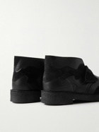Clarks Originals - Leather and Suede Desert Boots - Black