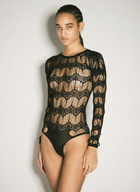 Saint Laurent Laddered Bodysuit
