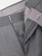 TOM FORD - Shelton Straight-Leg Wool-Twill Suit Trousers - Gray