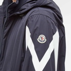 Moncler Men's Fetuque M Logo Hooded Windbreaker in Navy
