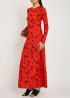Faithfull The Brand Mesa Floral-print Maxi Dress Red