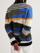 Missoni - Jacquard-Knit Cotton-Blend Cardigan - Blue