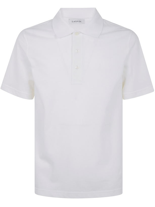 Photo: Lanvin Regular Polo in White