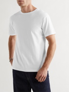 Blue Blue Japan - Logo-Print Cotton-Jersey T-Shirt - White