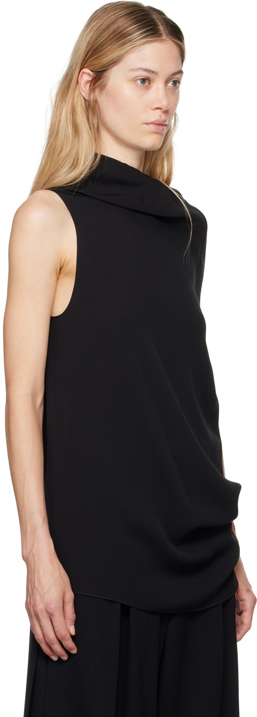 The Row Black Aria Tank Top