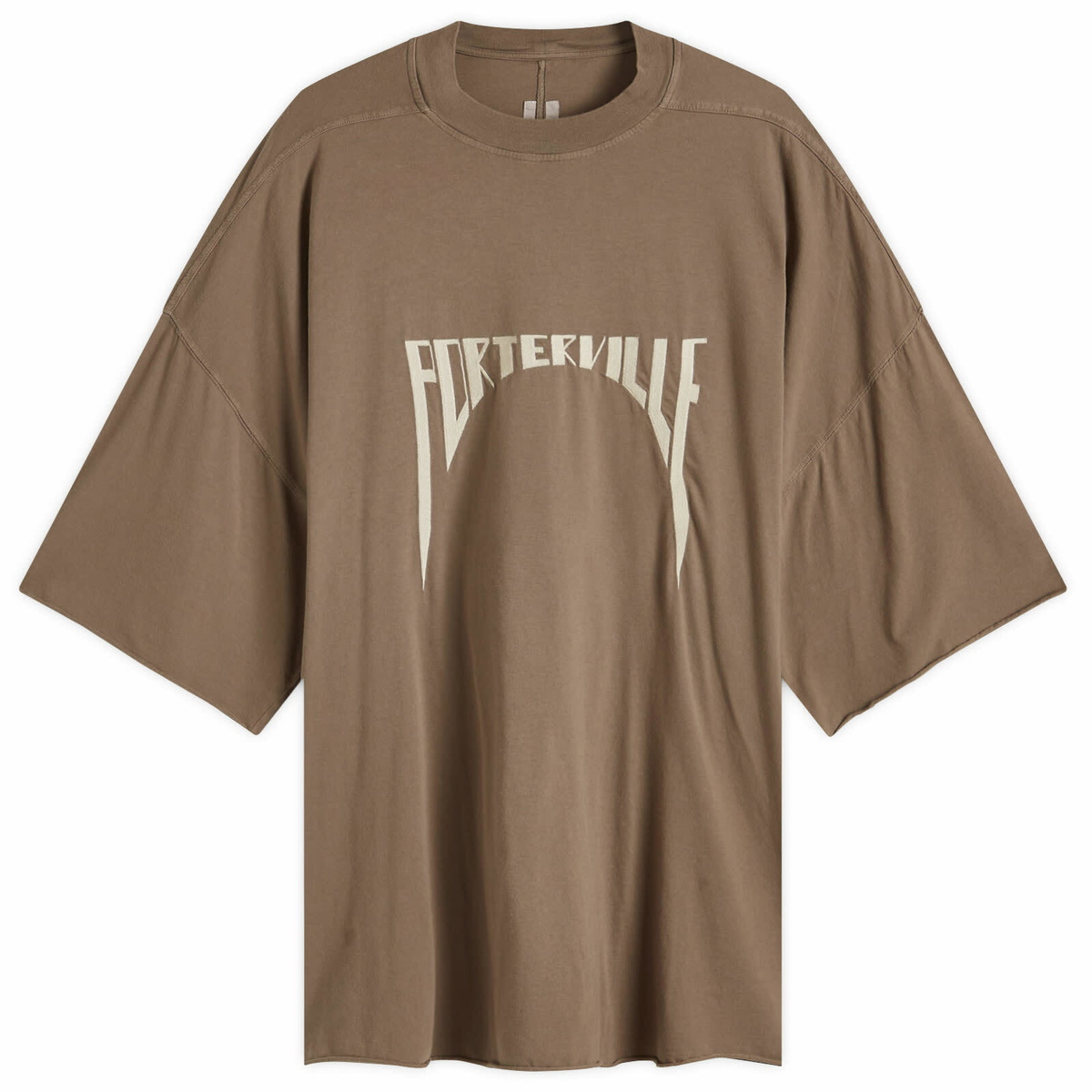 【関税＆送料込み】Rick Owens 'Brad' Green Crewneck T-Shirt Rick Owens Gethsemane Level T T-shirt Rick Owens
