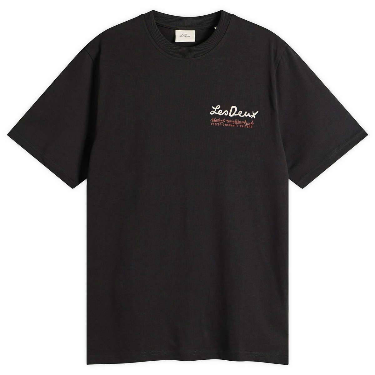 Les Deux Men's Rural T-Shirt in Black