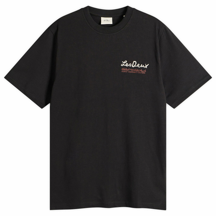 Photo: Les Deux Men's Rural T-Shirt in Black