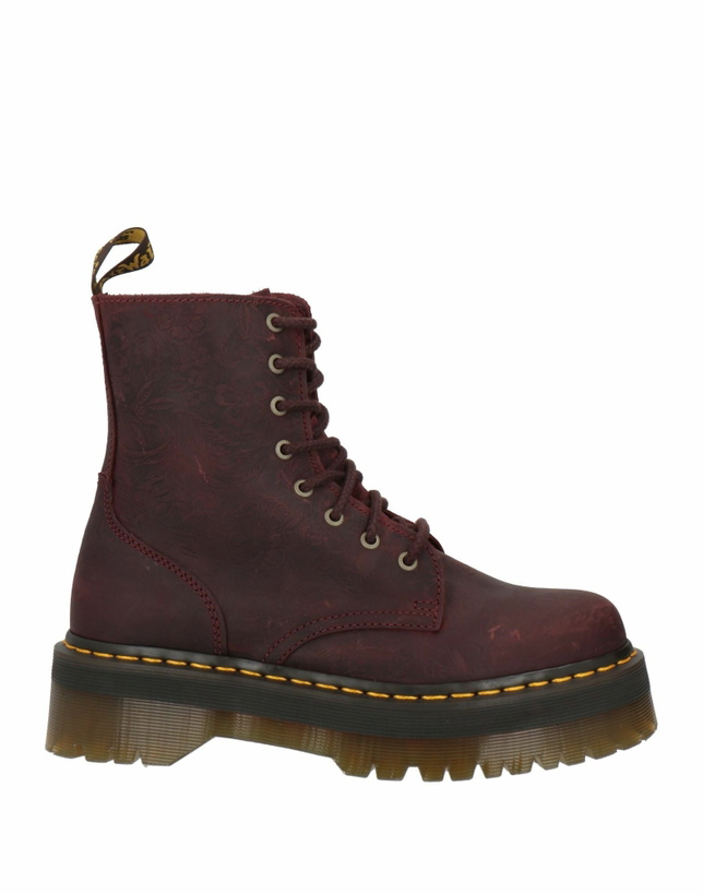 Photo: Dr. Martens Jadon Emboss Floral Womens Ankle boots Burgundy