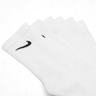 Nike Everyday Cushioned Crew Socks in White/Black