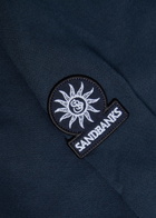 Sandbanks Logo-appliquéd Hooded Cotton Sweatshirt Navy