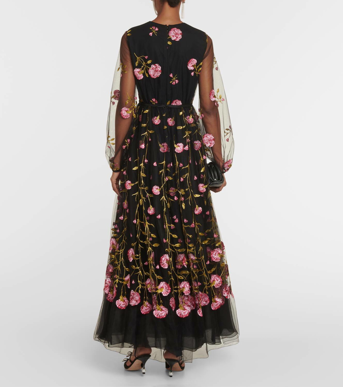 Giambattista Valli Embroidered tulle gown