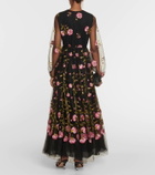 Giambattista Valli Embroidered tulle gown
