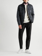 Moncler - Sanary Logo-Appliquéd Quilted Shell Down Jacket - Blue