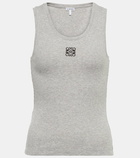 Loewe Anagram ribbed jersey tank top