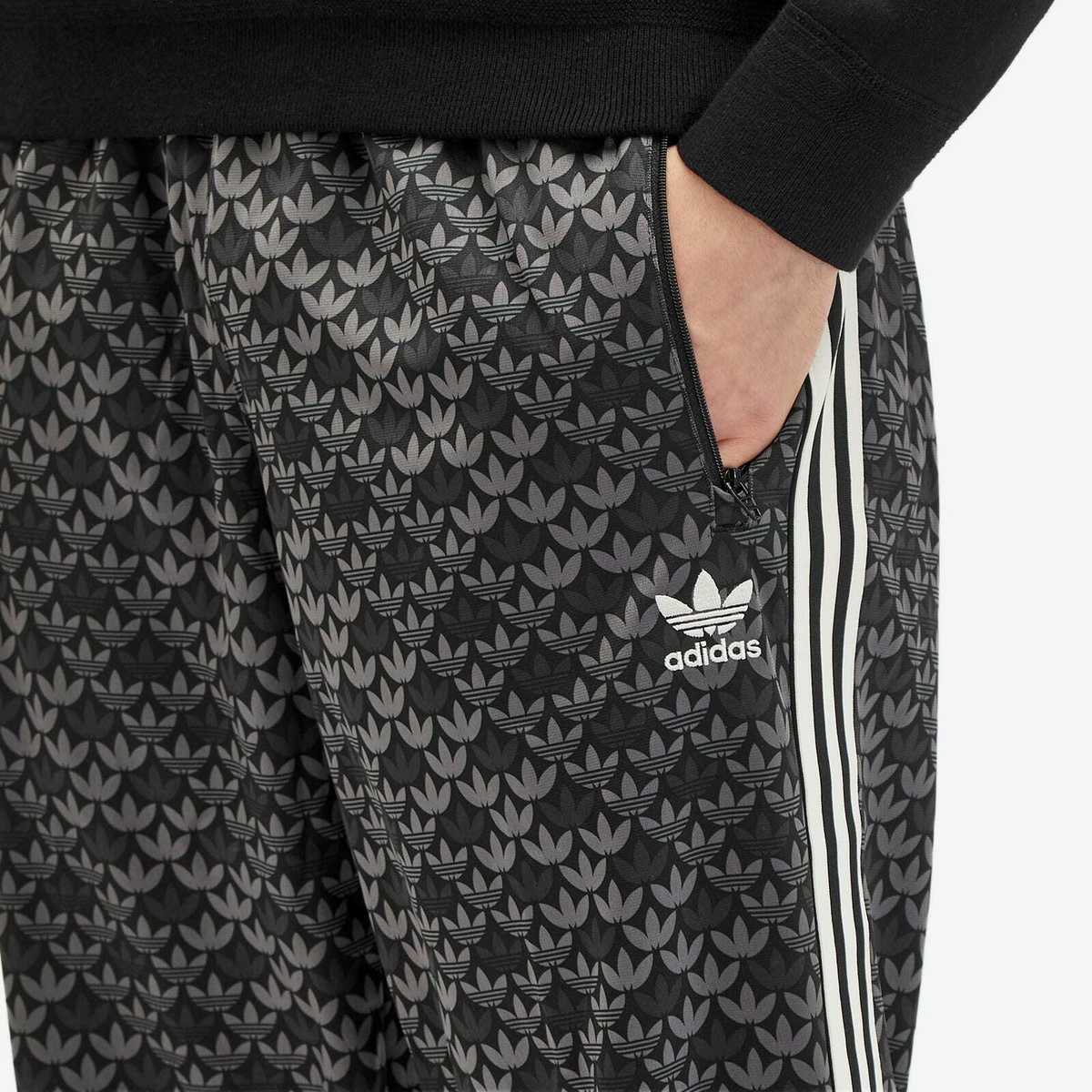 Adidas Men's Firebird Track Pant in Black adidas