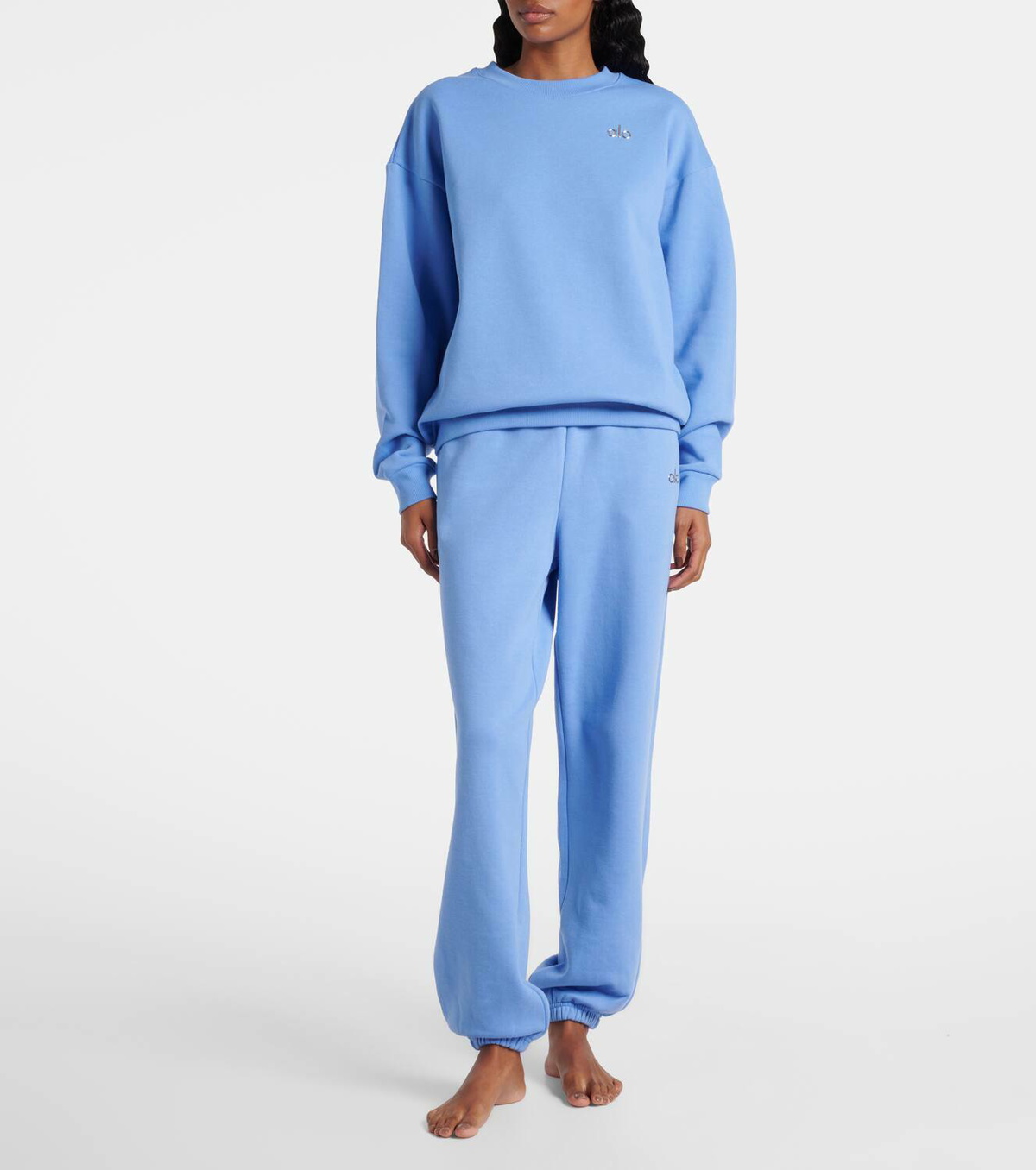 Alo Yoga Accolade cotton-blend sweatshirt Alo Yoga