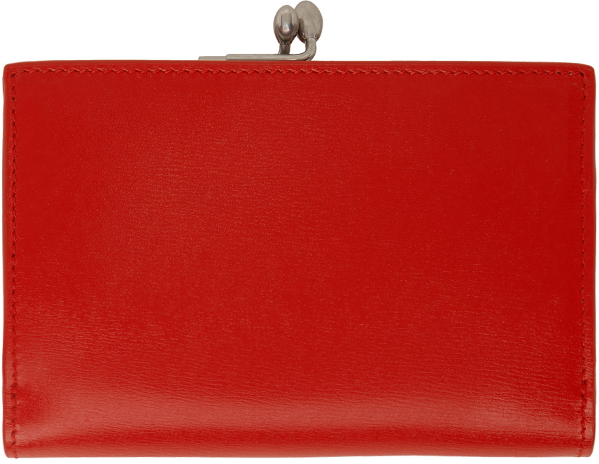 Jil Sander Red Goji Small Wallet