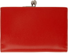 Jil Sander Red Goji Small Wallet