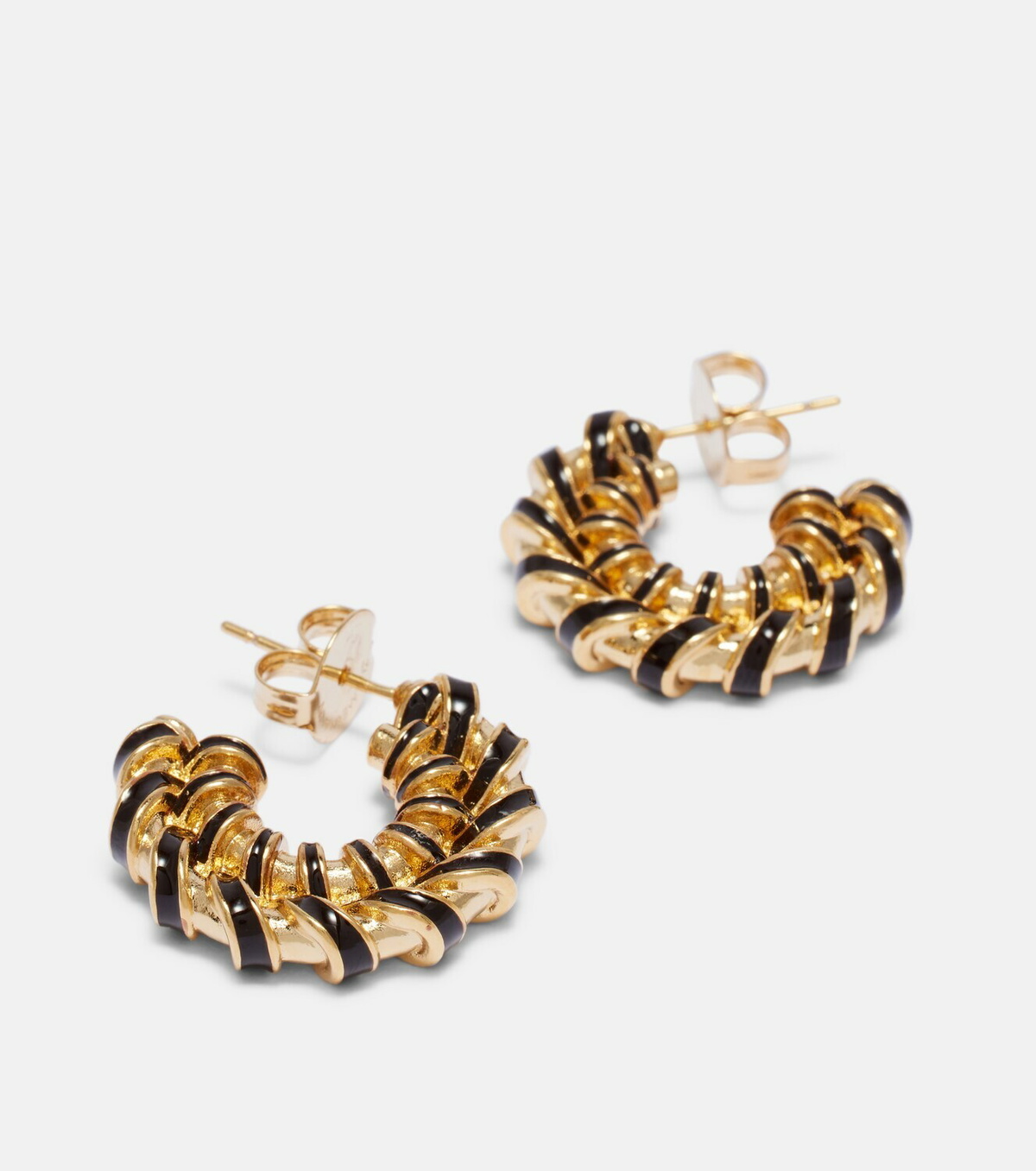 Zimmermann Loop gold-plated hoop earrings