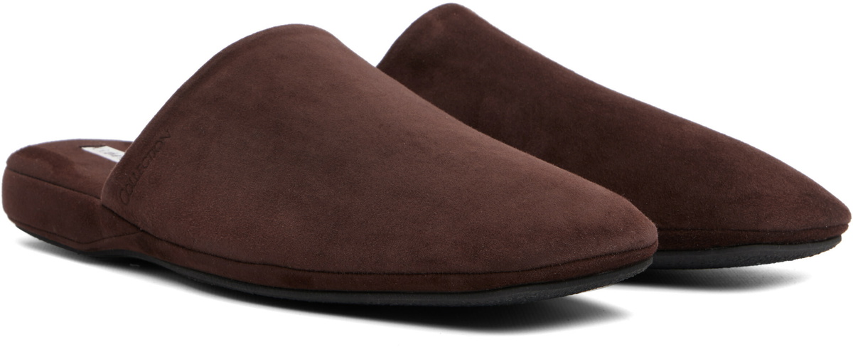 Calvin Klein Collection Brown Hugh Slippers
