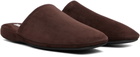 Calvin Klein Collection Brown Hugh Slippers