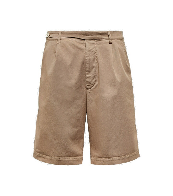 Photo: Brunello Cucinelli Cotton gabardine Bermuda shorts