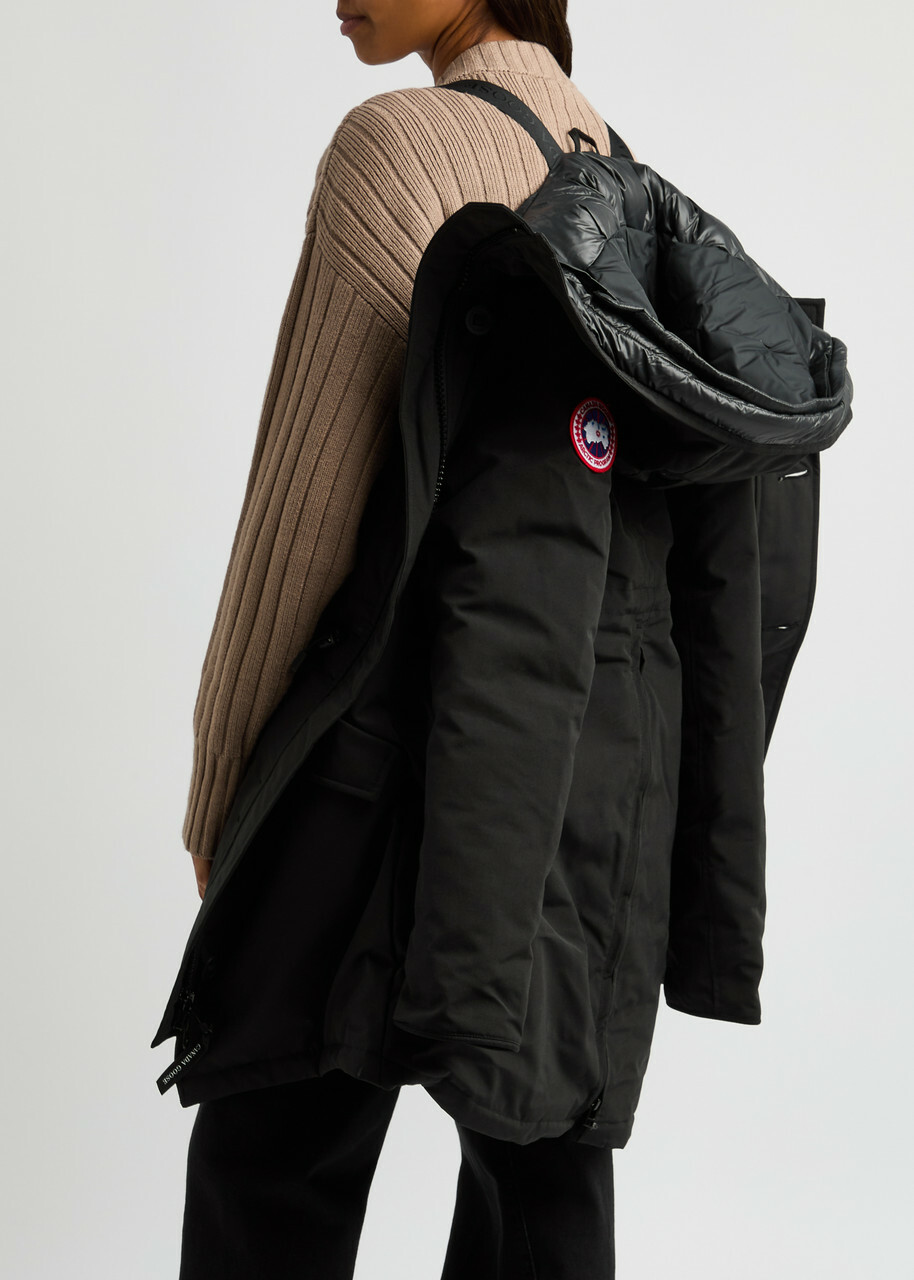 Canada Goose Rossclair Hooded Shell Coat Black