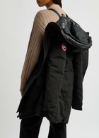 Canada Goose Rossclair Hooded Shell Coat Black