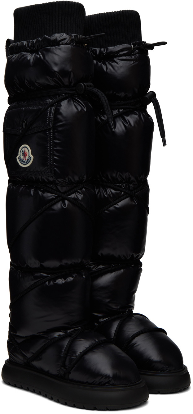Moncler Black Gaia Pocket Boots Moncler